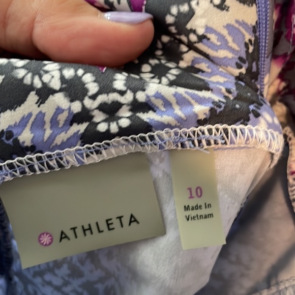Athleta Purple Halter Sun Dress - size 10 - Picture 7 of 7